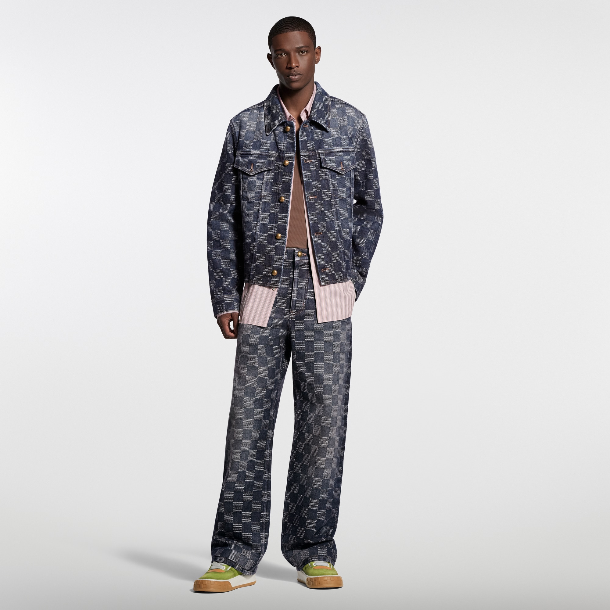 Damier Classic Denim Jacket - Ready-to-Wear | LOUIS VUITTON